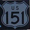 U. S. highway 151 thumbnail WI19651511