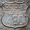 detour U. S. highway 420 thumbnail WY19334201
