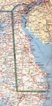 1983 Delaware Road Map