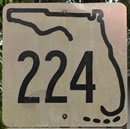 1960's to 1977 Florida Primary State Road Marker