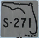 1960's to 1977 Florida Secondary State Road Marker