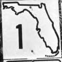 1940's to 1950's Florida State Road Marker