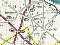 South Carolina Route Log