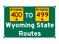 Wyoming State Route Log - Routes 400-499