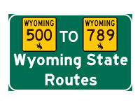 Wyoming State Route Log - Routes 500-789
