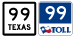 Toll Roads Shield