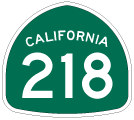 California State Route 218