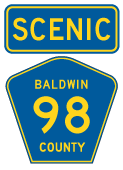 Scenic Baldwin County Route 98