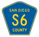 San Diego County Route S6