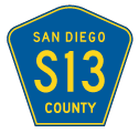 San Diego County Route S13