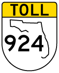 Toll Florida State Road 924