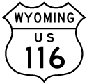 Former U.S. 116 Wyoming