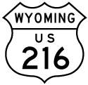 Former U.S. 216 Wyoming