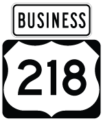 U.S. 218 Business