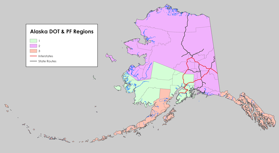 Map of Alaska
