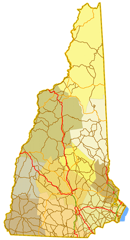 Map of New Hampshire