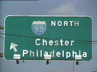 Adams Street north at I-95 - 1999