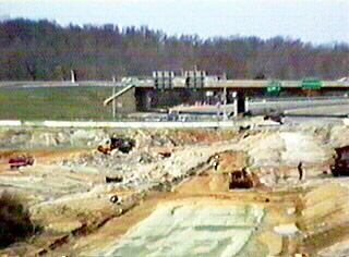 SR 1/7 construction at Christiana - 1992