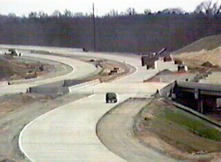 SR 1/7 construction at Christiana - 1992