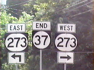 SR 37 south at SR 273 - 1999