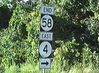 SR 58 west at SR 4 - 1999