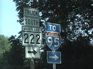MD 273 east at MD 276 - 1999