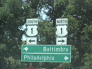 MD 273 west at US 1 - 1999