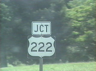 US 1 south at US 222 - 1999
