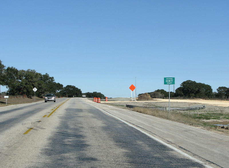 Texas @ AARoads - U.S. Highway 77 North (Victoria to La Grange)