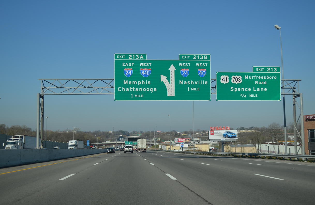 Interstate 40 West - Nashville / Davidson County - AARoads - Tennessee