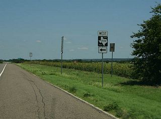 FM 2136 connects SH 22, 7 miles southwest of Meridian, and SH 6.