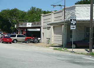FM 56 travels northeast to SH 22 in Laguna Park, then eventually to Tolar.