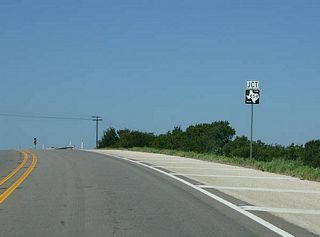 The next intersection serves FM 854.