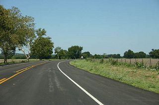 East of Valley Mills, SH 6 resumes a two lane configuration.