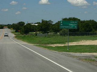 Use SH 6 to reach Dublin. Use FM 914 to reach Carlton or Stephenville.