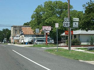 Entering Hico, SH 6 meets US 281. Hico is the home of the Billy the Kid museum, as well as Wiseman House Chocolates, a LoneStarRoads.com recommended stop.