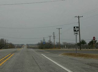 Approaching Pawnee, travelers find FM 673, which travels southeast to meet US 59 in Beeville.