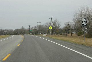 FM 798 travels east from US 181 at Tulsita.
