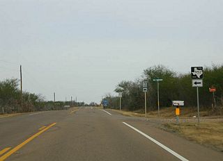 FM 952 serves local farms, traveling approximately 6.5 miles.