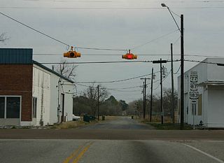 This is the end of SH 72, at Alternate US 77/US 183.