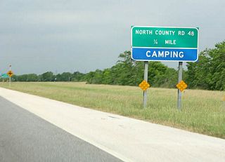 Brazoria County Route 48, a separate section from before, intersects Texas 288 at Iowa Colony. The north-south road continues as Old Airline Road north of Texas 6 (Morris Avenue).