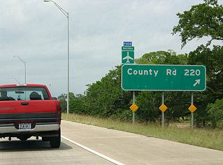 Drivers bound for the airport and Coale Road east to Texas 288 Business (Front Street) and Angleton depart Texas 288 north.