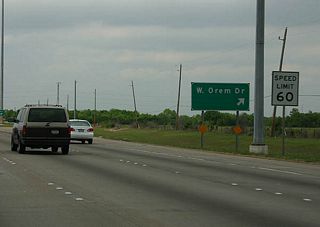 After Beltway 8, the first exit is West Orem Drive.