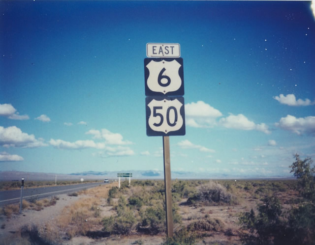 U.S. 6/50 east of the Nevada border in 1979