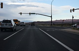 2260 West and Rlington Parkway come together at the next signal along westbound SR 9.
