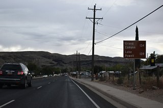 SR 59, in conjunction with AZ 389 and U.S. 89A, connects with Grand Canyon National Park and Lake Powell.