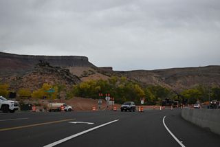 Toquerville Boulevard (old SR 17) returns to SR 17 (Toquerville Parkway) east of Ash Creek.