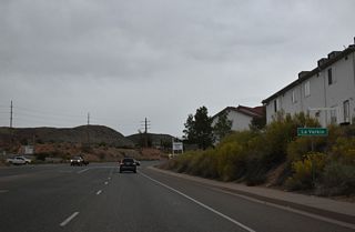SR 17 (State Street) south at 740 North and the Cottonwood Hollow development in the city of La Verkin.