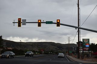 Including the section across Zion National Park, SR 9 measures 57.11 miles in length from Interstate 15 at Exit 16 east to U.S. 89 at Mount Carmel Junction.