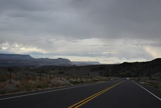 Toquerville Parkway is a two-lane, controlled access arterial.